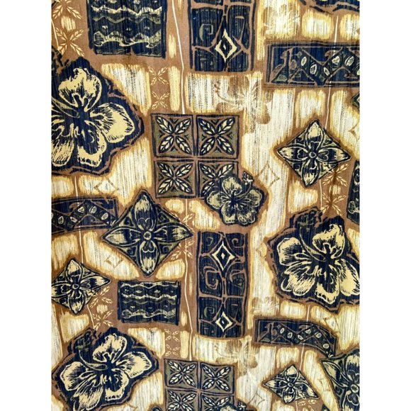 Vintage 1970s Mens Hawaiian button Shirt Aloha Republic Size Large - Picture 5 of 15